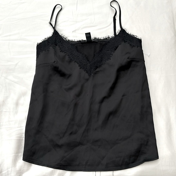 Forever 21 Silky Cami in black Small new - Picture 1 of 6